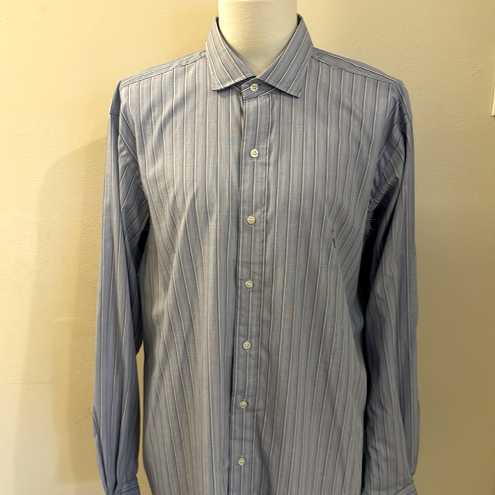 Polo Ralph Lauren XLT blue 100% Cotton Stretch button down